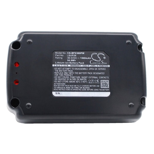 Bsc Preferred Black LSWV36 MST1024 MST2118 TC220 Power Repl. Battery CS-BPX360PW - main